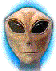 Imagen animada Cabeza de extraterrestre 29 