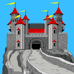 Resultado de imagen de castillo gif animado