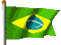 Bandera animada de Brasil 3 