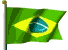 Bandera animada de Brasil 