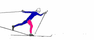 Imagen animada Esqui de fondo 02 