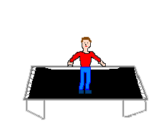 Imagen animada Gimnasia en trampolin 02 