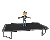 Imagen animada Gimnasia en trampolin 03 