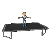 Imagen animada Gimnasia en trampolin 04 