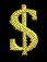 Imagen animada Simbolo del dolar 38 