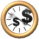 Imagen animada Simbolo del dolar 45 