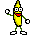 Emoticono animado Banana 07 
