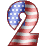 Letras bandera de America 03 