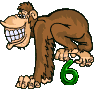 Monos letras verdes 6 