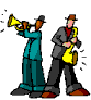 Imagen animada Saxofonista 08 