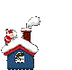 Imagen animada Papa Noel en la chimenea 04 