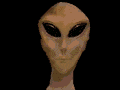 Imagen animada Cabeza de extraterrestre 33 