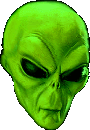 Imagen animada Cabeza de extraterrestre 34 