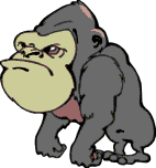Imagen animada Gorila 02 