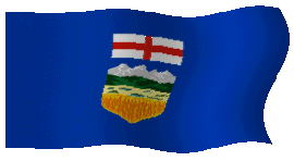 Bandera animada de Alberta 