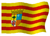 Bandera animada de Aragon 01 