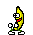 Emoticono animado Banana 04 