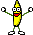 Emoticono animado Banana 05 