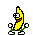 Emoticono animado Banana 31 
