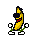 Emoticono animado Banana 34 