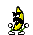 Emoticono animado Banana 43 