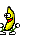 Emoticono animado Banana 44 