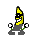 Emoticono animado Banana 45 