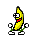 Emoticono animado Banana 47 
