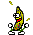 Emoticono animado Banana 48 
