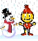 Emoticono animado Muneco de nieve 04 