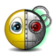 Emoticono animado Robot 03 