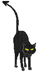 Imagen animada Gato negro 01 