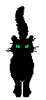 Imagen animada Gato negro 03 