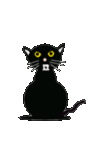 Imagen animada Gato negro 05 