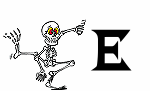 Letra animada de esqueleto 05 
