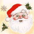 Imagen animada Cara Papa Noel 05 