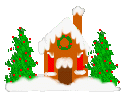 Imagen animada Casa decorada en navidad 18 
