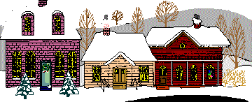 Imagen animada Casa decorada en navidad 30 