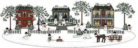 Imagen animada Casa decorada en navidad 31 