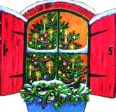 Imagen animada Casa decorada en navidad 32 