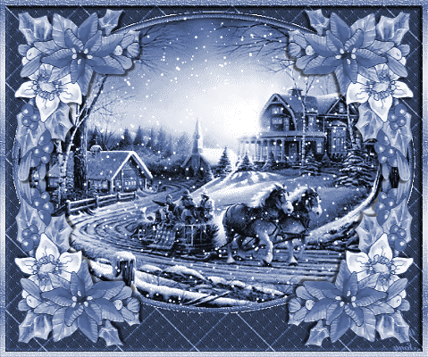 Imagen animada Casa decorada en navidad 40 