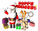 Imagen animada Happy holidays 02 