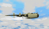 Imagen animada Avion Bombardero 02 