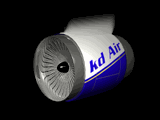 Imagen animada Turbina de avion 01 