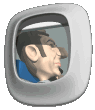 Imagen animada Ventanilla de avion 03 